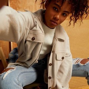 Pacsun Homecoming Button Down Jacket